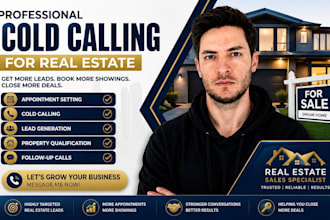 usa real estate cold calling lead generation telemarketing appointment setting
