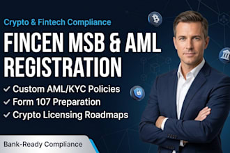 do fincen msb registration, aml compliance policy, and crypto licensing