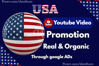 do USA youtube video promotion and channel promotion