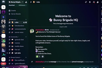 create and setup a custom discord server for your community
