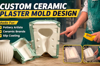 design production ready slip casting molds for ceramic product