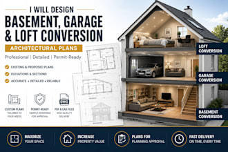 design basement conversion, garage conversion and loft conversion