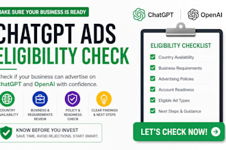check your business eligibility for chatgpt ads and openai advertising