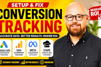 setup google ads conversion tracking,meta conversion API,ga4 ecommerce via stape