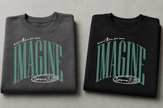 design custom apparel and merchandise graphics for you