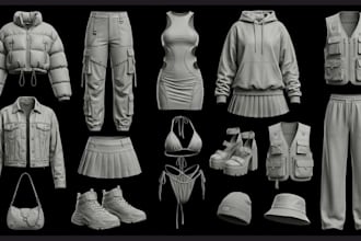 create realistic 3d garments clothing in clo 3d marvelous designer second life