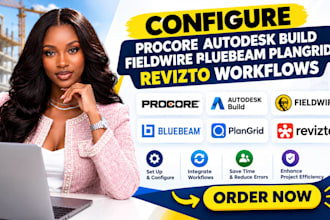 configure procore autodesk build fieldwire bluebeam plangrid revizto workflows