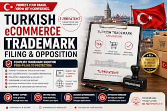 file ecommerce trademark in turkey and handle opposition