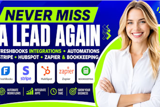 freshbooks integrations automations stripe hubspot zapier and  bookkeeping
