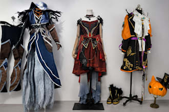 sew custom cosplay costume character outfit for anime event and convention