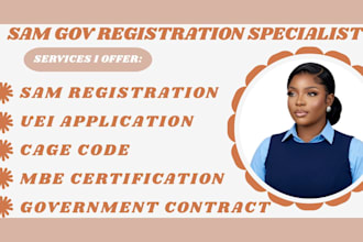 sam gov registration, cage code and uei setup for government contracts