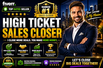 high ticket sales sales leads sales closer sales representative leads