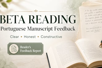 beta read your portuguese manuscript