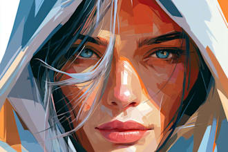 draw high quality vector portraits