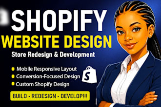 redesign shopify website design shopify store and shopify web development