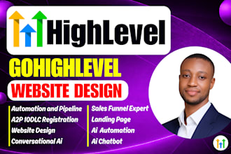 do gohighlevel crm system sales funnel pipeline automation website landing page