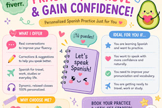 help you practice spanish  and natural conversations