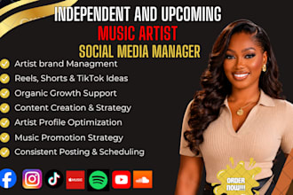be independent or upcoming greman music artist record label social media manager