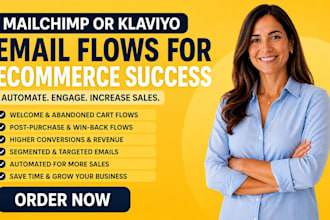 do mailchimp or klaviyo flows for ecommerce email marketing