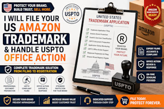 file US amazon trademark and handle office action