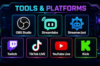 set up or fix obs, streamlabs and streamerbot in english or spanish