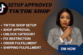 fix tiktok shop category approval and unlock restricted products