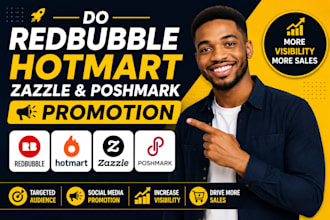 do redbubble hotmart promotion zazzle poshmark redbubble hotmart sales page