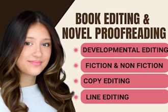 developmental book editor, fiction novel editing for romance, fantasy, thriller