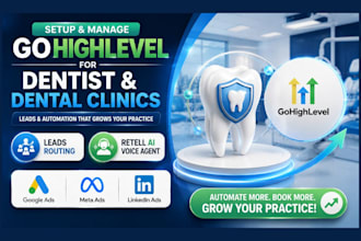 setup gohighlevel dentist, dental clinics leads and appointment automation