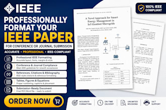 professionally format your ieee paper for conference or journal submission
