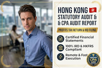 prepare hong kong audited financial statements, CPA report, ird profits tax