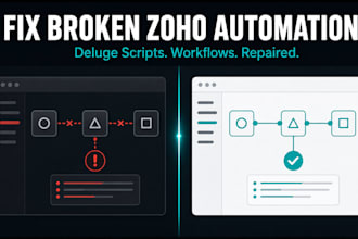 debug zoho deluge script errors and repair failed zoho crm automation
