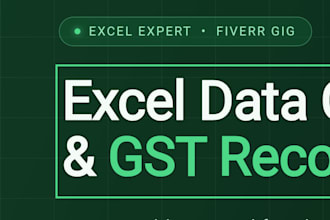 do excel data cleaning, formaing