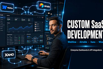 integrate airtable, xano, wized and apis with webflow website