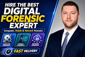 be your expert for digital forensic investigation and data recovery
