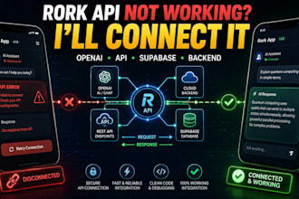 integrate API, openai, ai chatbot and backend into your rork app