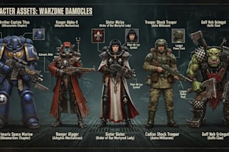 make your warhammer and game miniatures with style