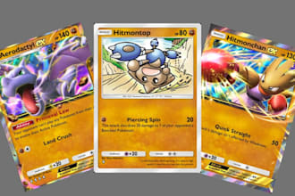 design a professional tcg card template for print and tabletop simulator