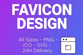 design a professional favicon for your brand