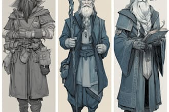 do fantasy, dnd characters or fantasy illustration