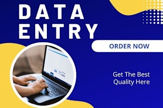 do data entry, copy, past, date analysis