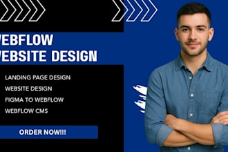 design webflow website develop webflow website figma to webflow