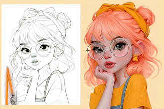 create an anime portrait of you