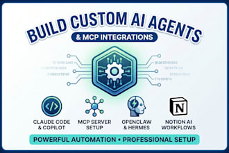 build custom ai agents using claude code, mcp, openclaw, hermes agent, jarvis ai