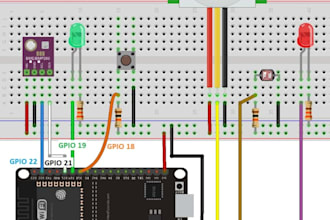 develop esp32 mqtt ble iot devices, sensors audio pcb and cloud communication