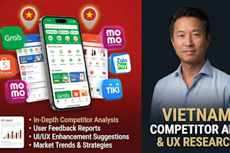 research asian competitor apps and ux for you