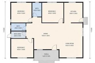 2d  floor plane of your house and land and also 3d in sketchup