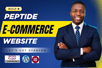 build fda compliant peptide website, research peptide, ecommerce peptide store