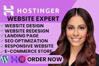 do hostinger website, design hostinger, redesign hostinger and landing page