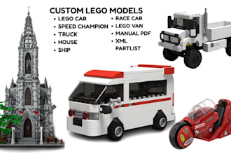 design custom lego house building moc with instructions and parts list